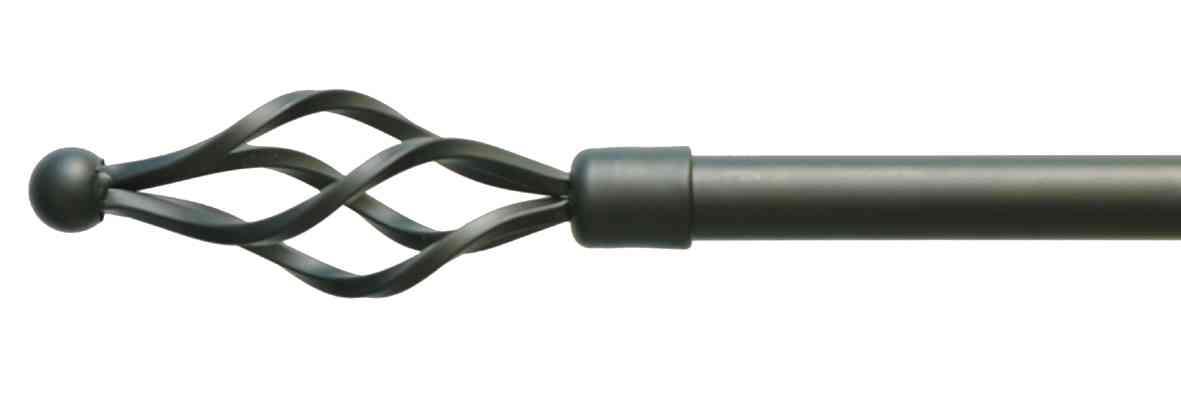 4,0 PZ Di BASTONE ACCIAIO A STRAPPO D 19 NERO 120-220 PIGNA 