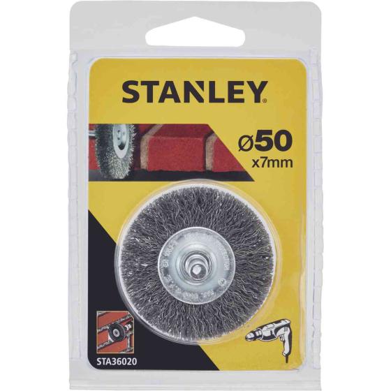 1,0 PZ Di PIRANHA STANLEY STA 36020 (X36020) SPAZZOLA ACCIAI