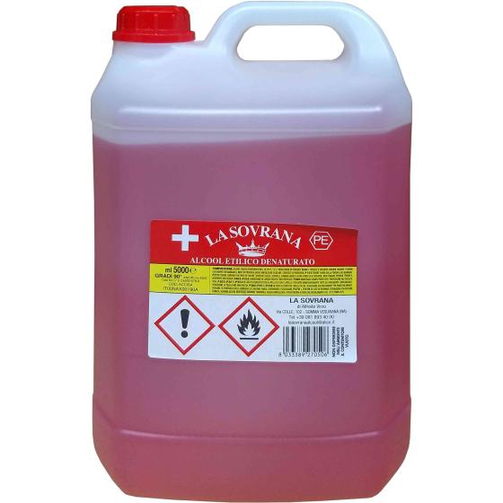 3,0 PZ Di ALCOOL DENATURATO 90 LT. 5