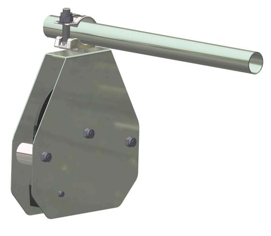 1,0 PZ Di CARRUCOLA C/FRENO AUTOBLOC 30X30 CM PORT 50 KG