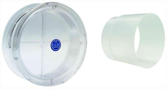 1,0 PZ Di TAPPO PER CLIMATIZZATORE D 120 MM TRASPARENTE
