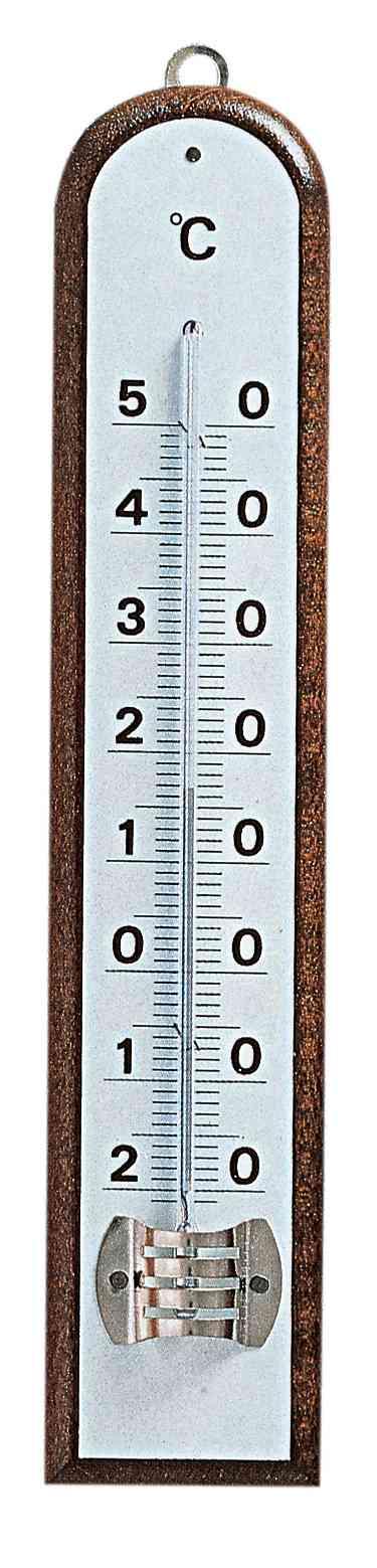 1,0 PZ Di TERMOMETRO IN LEGNO 20X3,8 CM                     