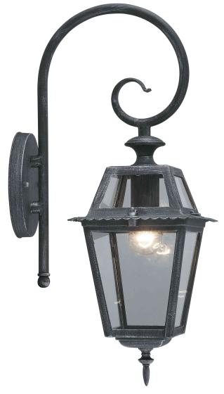 1,0 PZ Di LANTERNA MILANO 60W C/BRACCIO GRIGIO GHISA