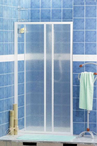 1,0 PZ Di PORTA SCORREVOLE DOCCIA 100/105 BIANCO P01