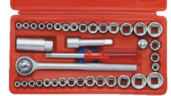 1,0 PZ Di SERIE 40 CHIAVI A BUSSOLA ATTACCO 1/4-3/8 RIF.7954