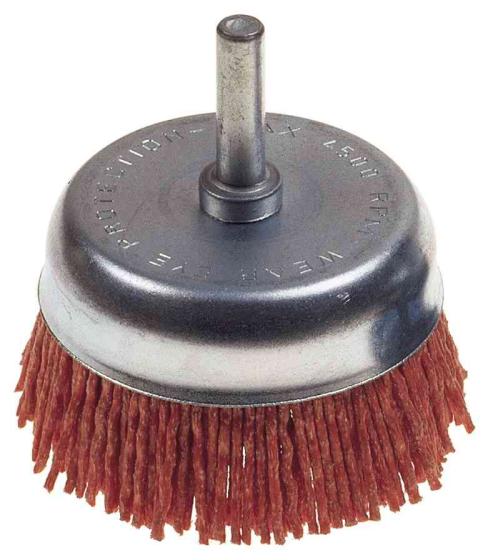 1,0 PZ Di POGGI 497.35 SPAZZOLA A TAZZA NYLON 70 MM GR  80