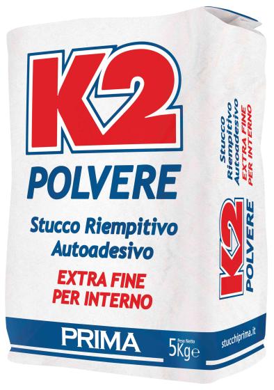 4,0 PZ Di STUCCO IN POLVERE K2 DA 5 KG