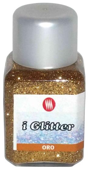 6,0 PZ Di GLITTER POLVERE GR.25 COLORE ORO