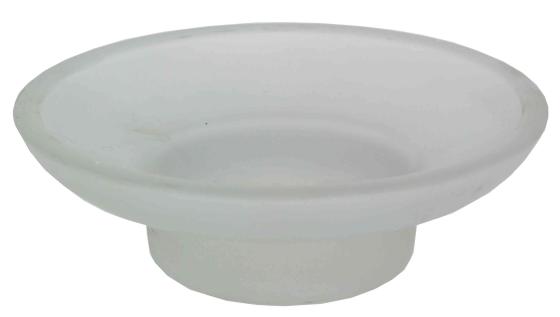 1,0 PZ Di PORTASAPONE RICAMBIO SATINATO PER TONDO