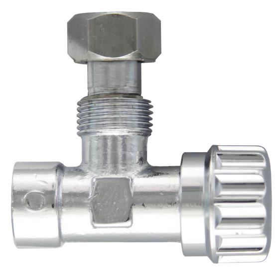 10,0 PZ Di RUBINETTO CROMATO PER CASSETTA WC D 3/8**