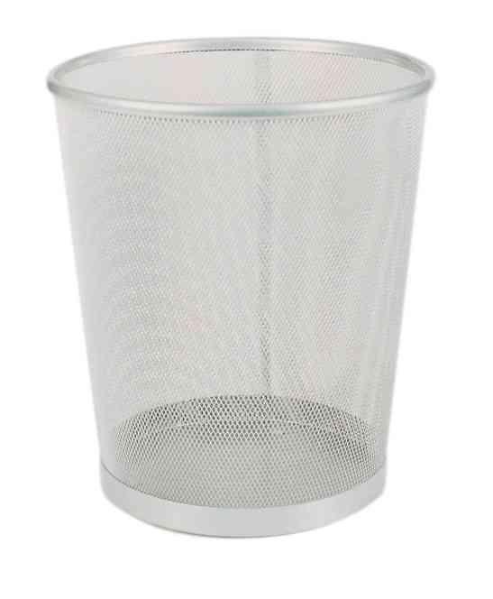 6,0 PZ Di CESTINO GETTACARTE SILVER 27X30H SILVER