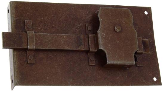 12,0 PZ Di SERRATURA ANTICHIZZATA REDOSSO 90 MM 39012*