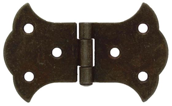 25,0 PZ Di CERNIERA ANTICH 48033.88 FERRO VECCHIO 88X52 MM**