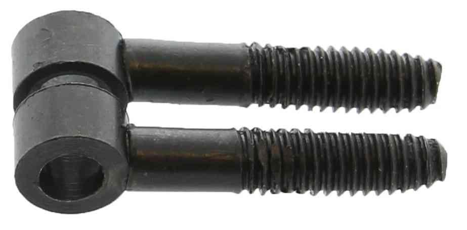 100,0 PZ Di CERNIERA ANUBA 48098.12 FERRO BRUNITO 9X12 MM**