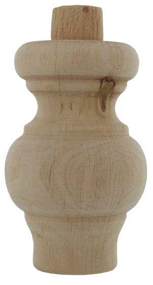 8,0 PZ Di PIEDE IN LEGNO ONTANO 53009 64X 95 MM