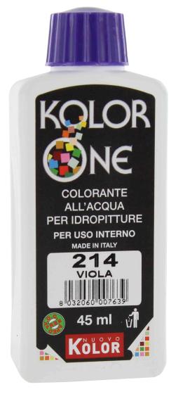 12,0 PZ Di COLORANTE KOLOR ONE ML.45 N.214 VIOLA