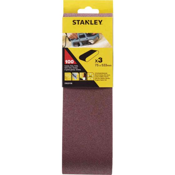 1,0 PZ Di PIRANHA STANLEY STA33196 (X33196) 3 NASTRI 75X533 