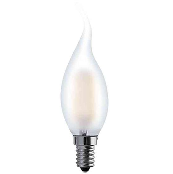 10,0 PZ Di LED FIAMMA 4,0W E14 LUMEN 470-2700K FIL. SAT.