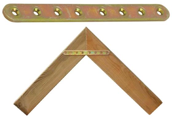 25,0 PZ Di PIASTRA 767 DIRITTA ACCIAIO TROPIC 20X4,0X100 MM