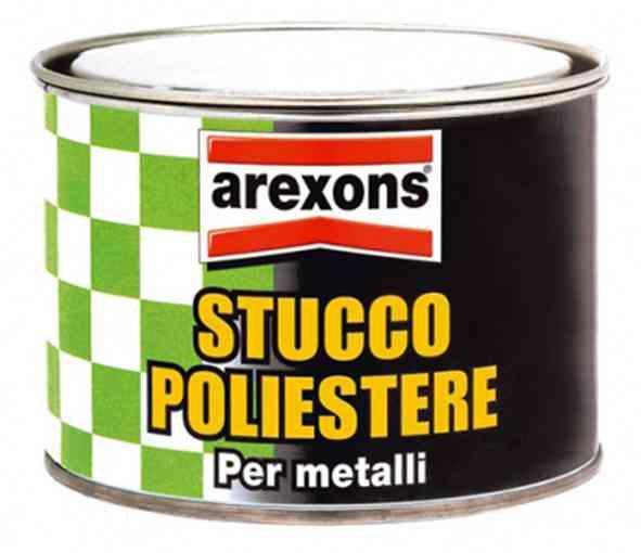 1,0 PZ Di AREXONS STUCCO POLIESTERE PER METALLI 800 G