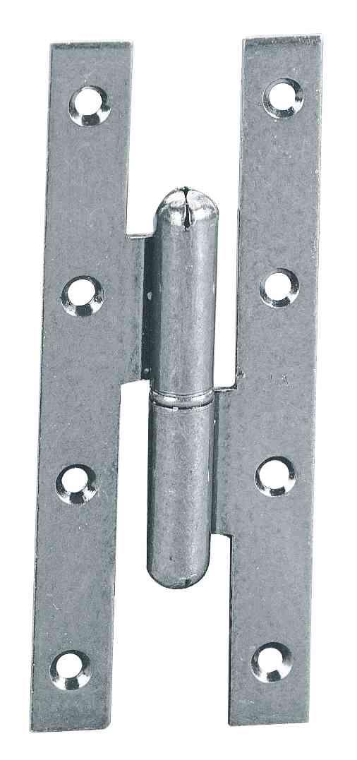 12,0 PZ Di CERNIERA PAUMELLES 105 FERRO 80X160 MM DX