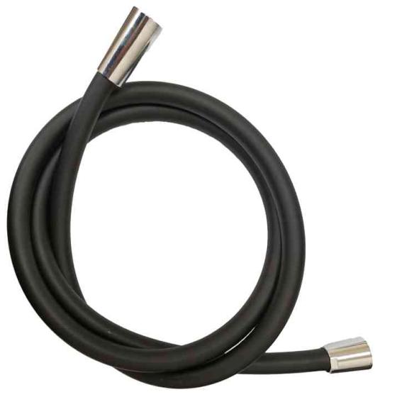 1,0 PZ Di FLESSIBILE PER DOCCIA NERO OPACO 200 CM