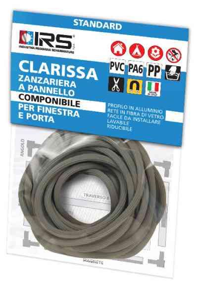 1,0 PZ Di ZANZARIERA IRS CLARISSA BL TONDINO DA 5 M