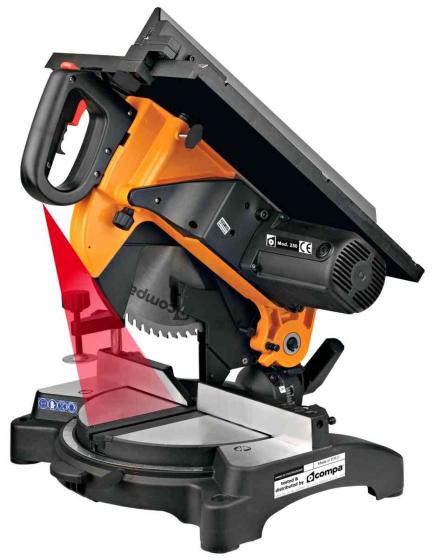 1,0 PZ Di TRONCATRICE PER LEGNO COMPA ORANGE 250
