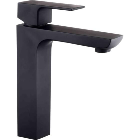 1,0 PZ Di SERIE ELEGANT GRUPPO LAVABO MISCELATORE NERO OPACO