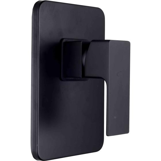 1,0 PZ Di SERIE ELEGANT MISCELATORE INCASSO DOCCIA NERO OPAC