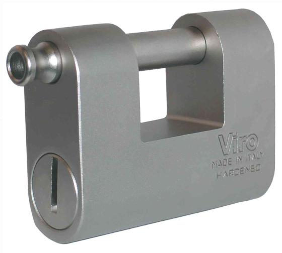 1,0 PZ Di VIRO 4144 LUCCHETTO MONOBL ANTIC MONOLITH 87 MM
