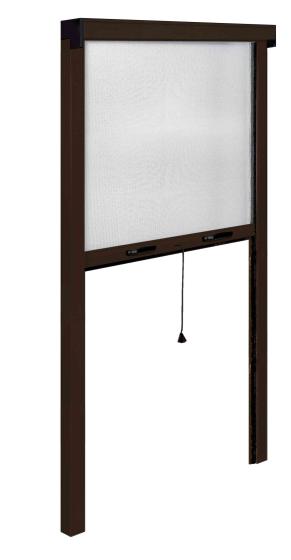 1,0 PZ Di ZANZARIERA IRS-CE MARRONE 120X250 CM