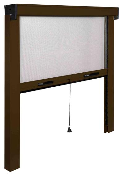 1,0 PZ Di ZANZARIERA IRS-CE MARRONE 140X170 CM
