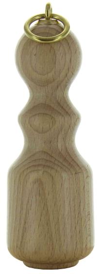 1,0 PZ Di FIOCCO PER TENDE IN LEGNO NATURALE*