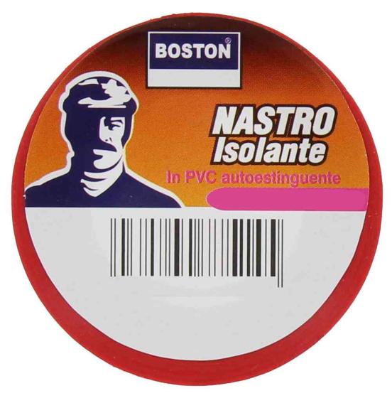 10,0 PZ Di NASTRO ISOLANTE ROSSO MM.15 (MT.10)