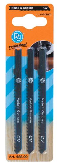 1,0 CF Di POGGI 687.00 3 LAME PER SEGHETTO ALTERN DENTI GROS