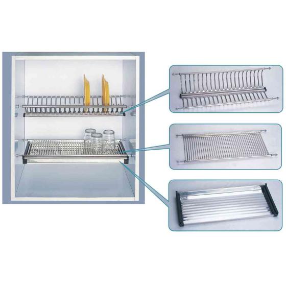 1,0 CP Di MENSOLA COLAPIATTI ACCIAIO INOX C/VASCH 56 CM