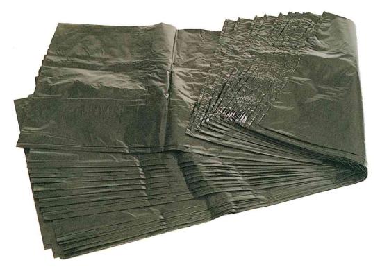 50,0 CF Di SACCHI N.U. 72X110  NERO CF. PZ.10