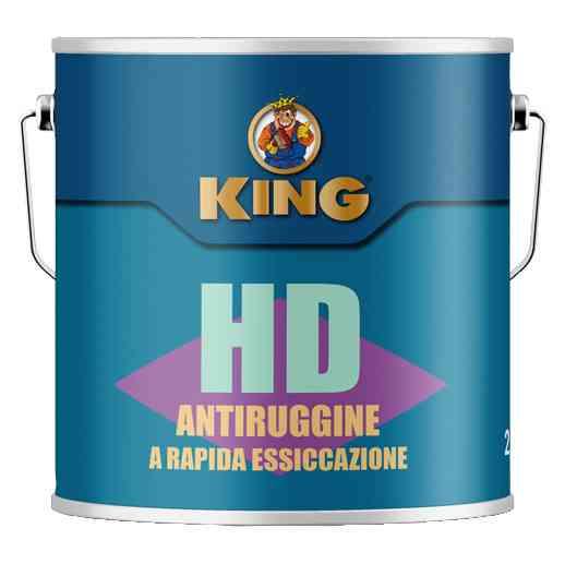 5,0 PZ Di ANTIRUGGINE RAPIDA ESSICCAZIONE H-D 2,5 L ROSSA