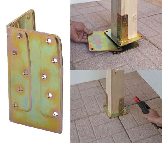 8,0 PZ Di PIASTRA 800/A ANGOLARE RINF ACC TROP 140X80X80 MM