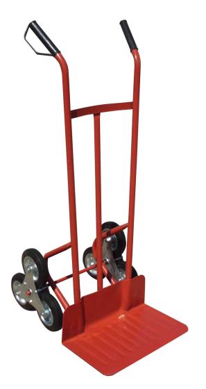 1,0 PZ Di CARRELLO PORTACASSE 3 RUOTE PER SCALE 200 KG