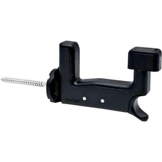 25,0 PZ Di FERMAIMPOSTE IN PLASTICA GRILLO NERO 120 MM