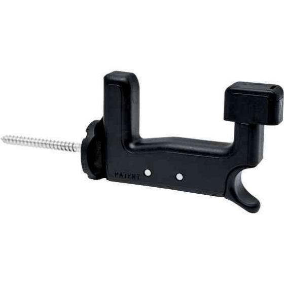 25,0 PZ Di FERMAIMPOSTE IN PLASTICA GRILLO NERO 150 MM