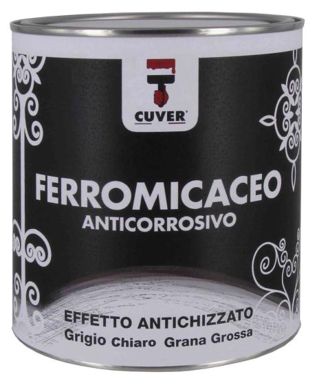6,0 PZ Di SMALTO CUVER 0,750 L FERROMICACEO GRIGIO CHIARO