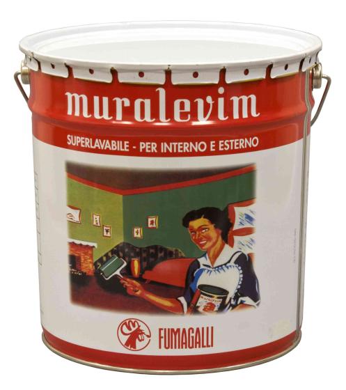 1,0 PZ Di IDROPITTURA LAVABILE MURALEVIM 14 L