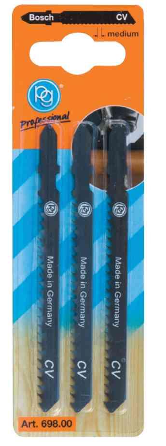 1,0 CF Di POGGI 697.00 3 LAME PER SEGHETTO BOSCH DENTI GROSS