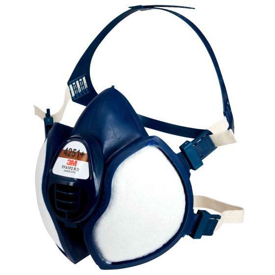 1,0 PZ Di MASCHERINA RESPIRATORE 3M FFA1P2 4251+