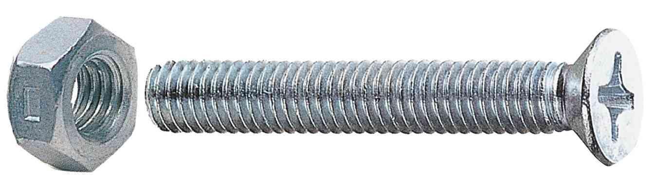 5,0 SC Di SC VITI A METALLO T.P. 4X20 C/DADI 30 PZ*