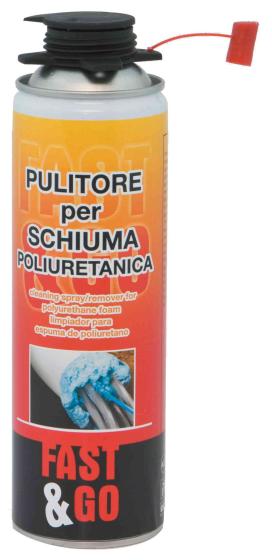 12,0 PZ Di FASTGO PULITORE SCHIUMA POLIURETANICA 500 ML