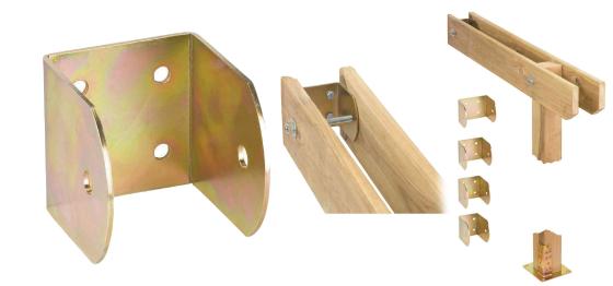 10,0 PZ Di PIASTRA 758 STAFFA INTERNO TRAVI ACC TROP 120 MM